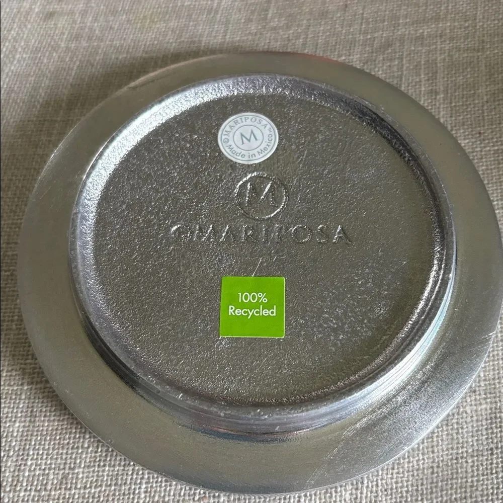 Mariposa Wine Plate Made in Mexico.